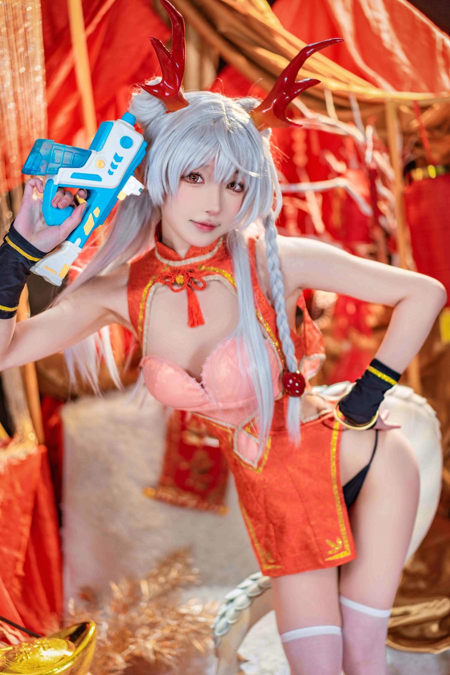 阿包也是兔娘 – 新春贺图 龙妹 [44P 1V]插图5