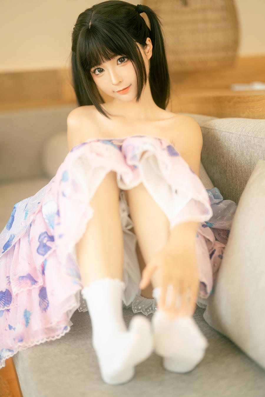 蠢沫沫 – 可爱粉裙 [9P 89.8M]插图4