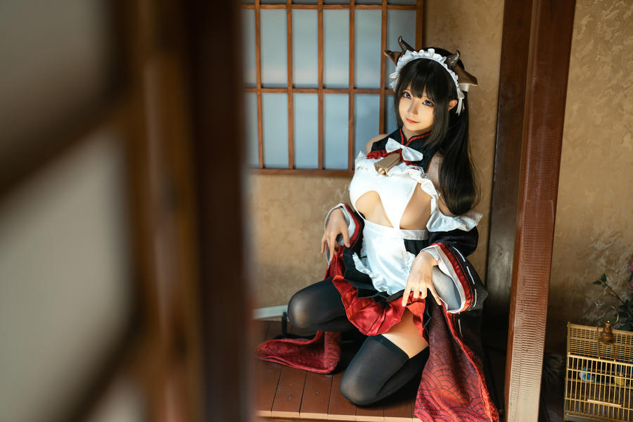 蠢沫沫 – 牛牛女仆 [15P 154M]插图3
