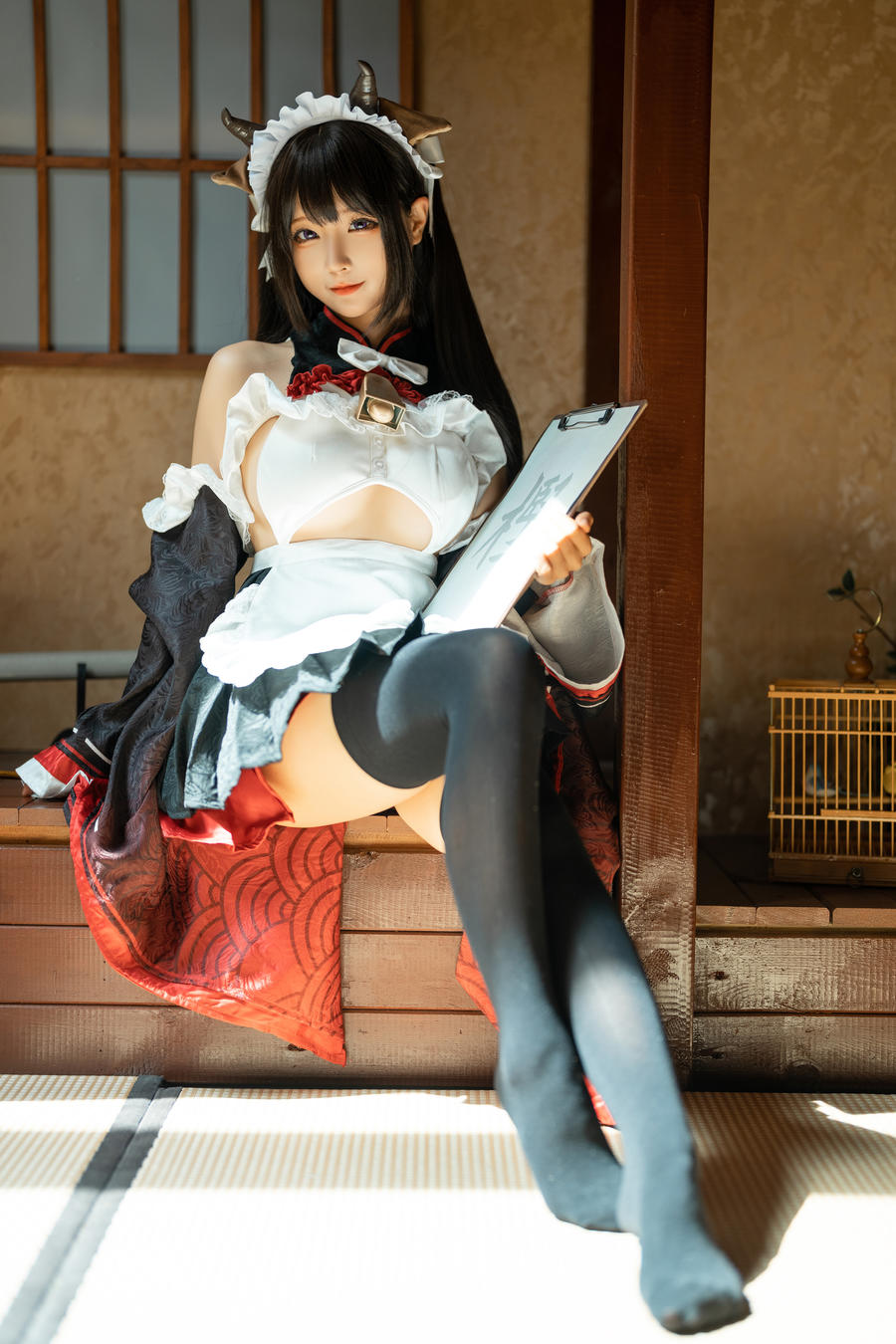 蠢沫沫 – 牛牛女仆 [15P 154M]插图4