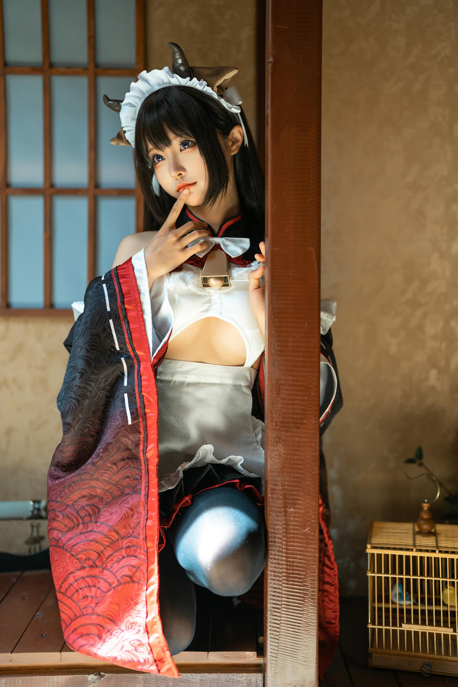蠢沫沫 – 牛牛女仆 [15P 154M]插图5