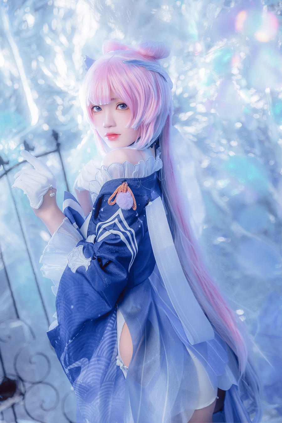 桜桃喵 – 原神 珊瑚宫心海 [29P 3V]插图4