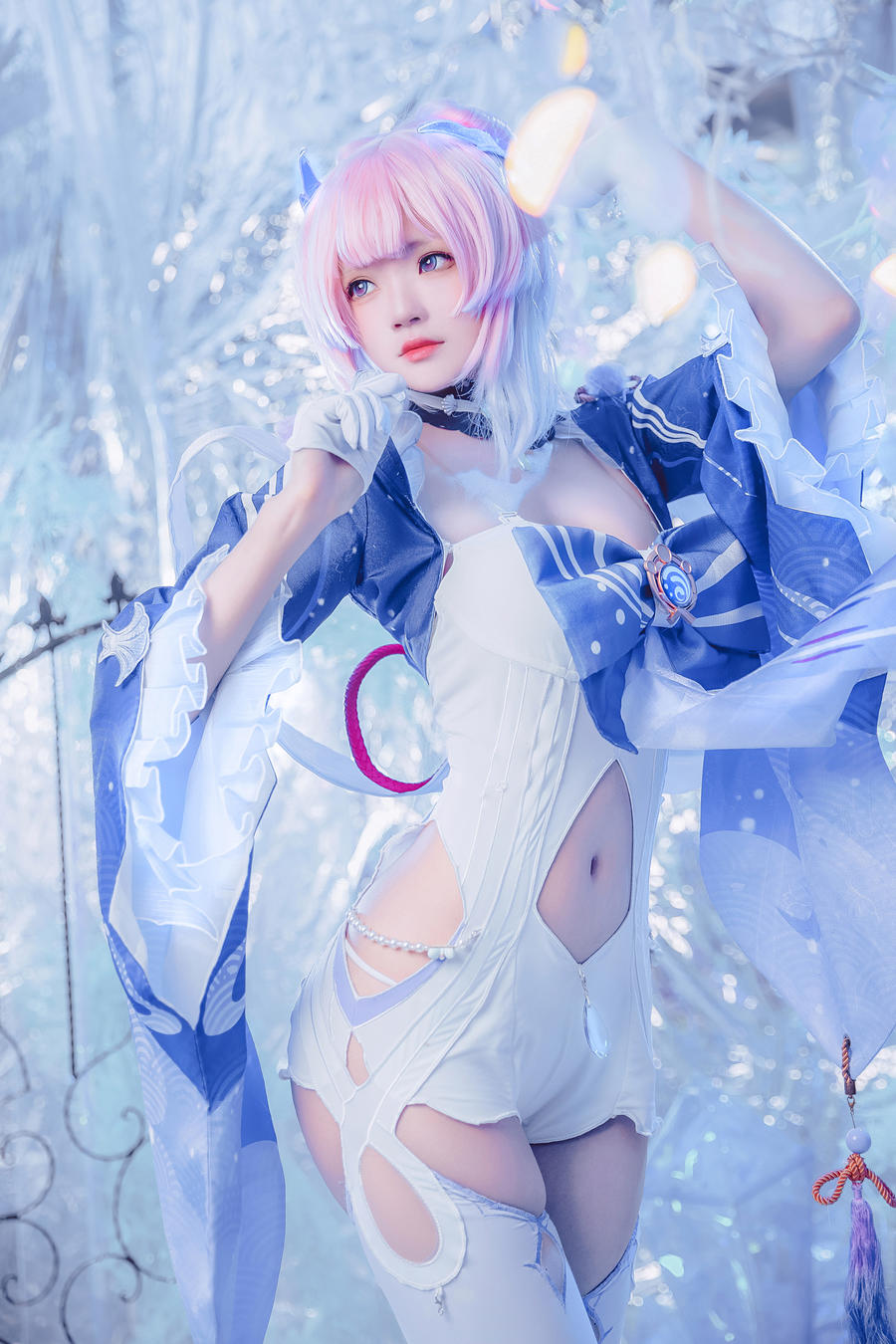 桜桃喵 – 原神 珊瑚宫心海 [29P 3V]插图5