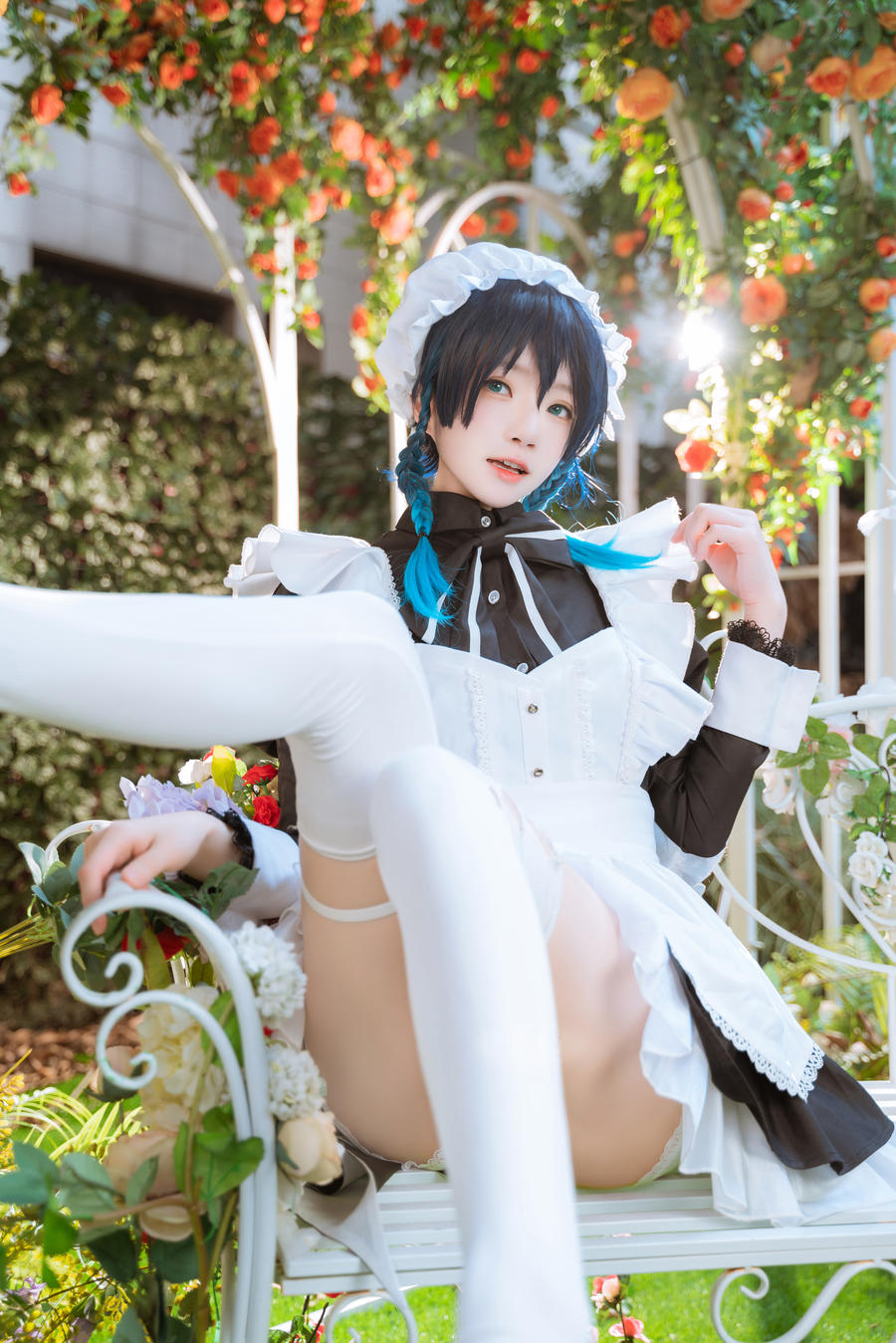 桜桃喵 – 温迪女仆+花絮 [26P 1V]插图4