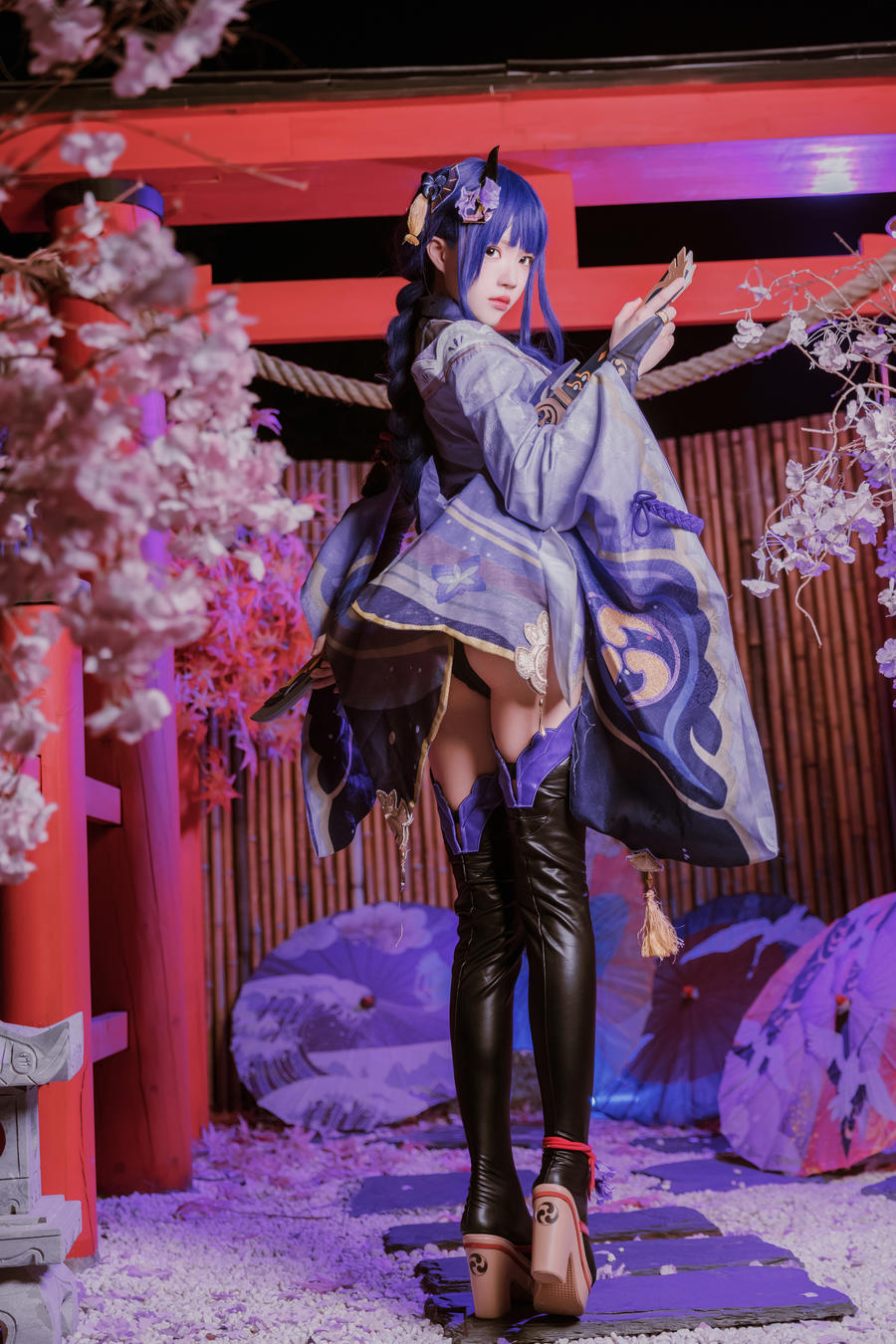 桜桃喵 – 雷电将军 [51P 1V]插图5