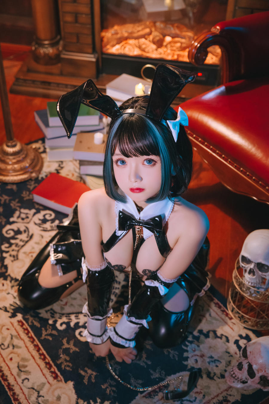 日奈娇 – 万圣恶魔皮衣 [66P 1.39G]插图5