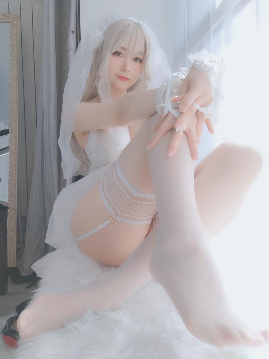 白银81 – 纯白花嫁 [自撮り Vol.25]插图4
