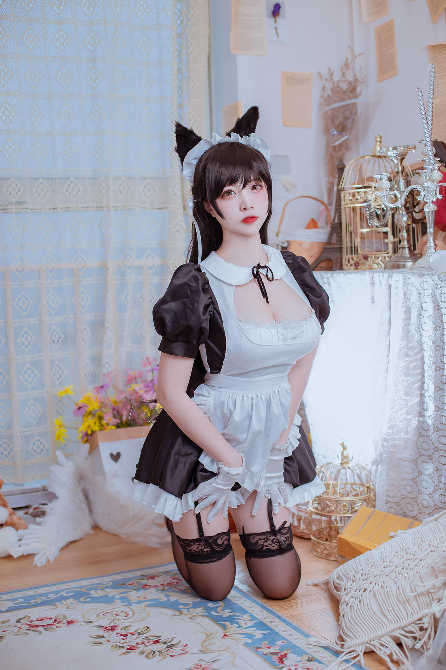 二佐Nisa – 犬之眷 碧蓝爱宕女仆 [19P 75M]插图5