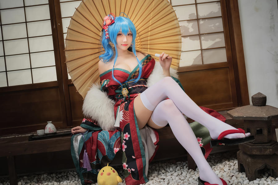 瓜希酱圣路易斯月下之饮cos正片[碧蓝航线cosplay欣赏]插图3