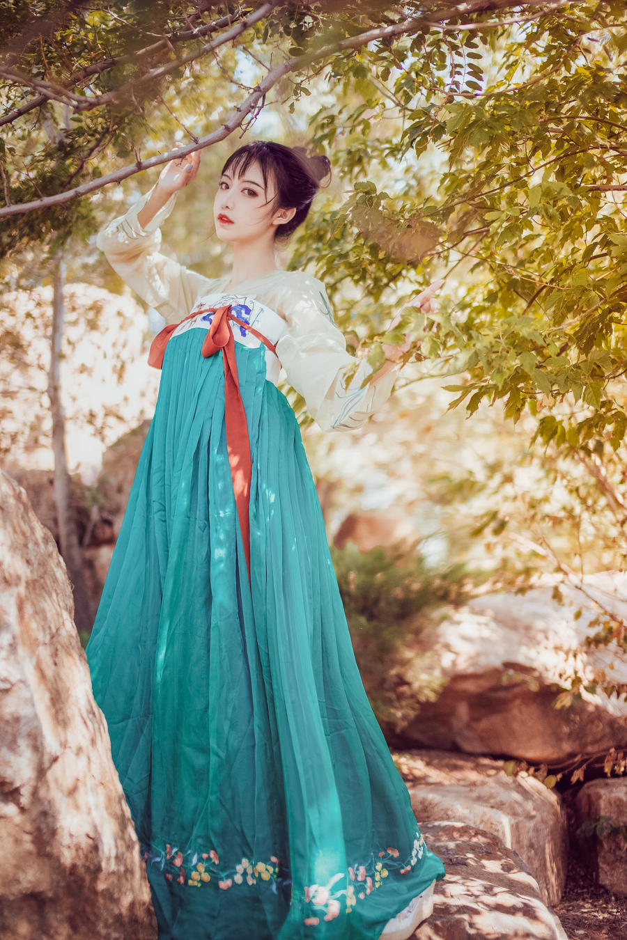 Shika小鹿鹿中秋古风高清照片鉴赏|不同的颜色，不同的心情插图3