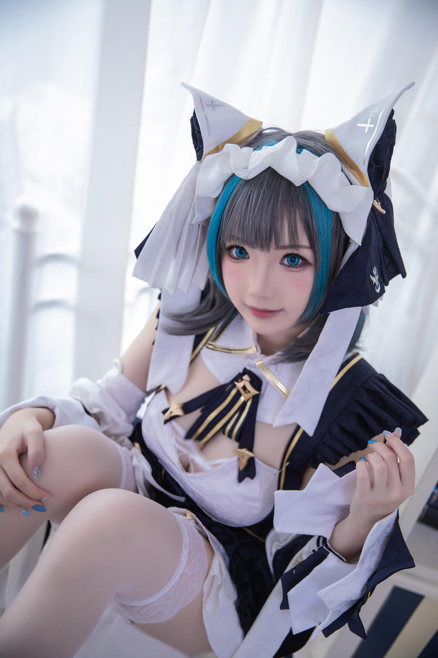 雪晴Astra碧蓝航线柴郡cos图片[Azure Lane]插图3