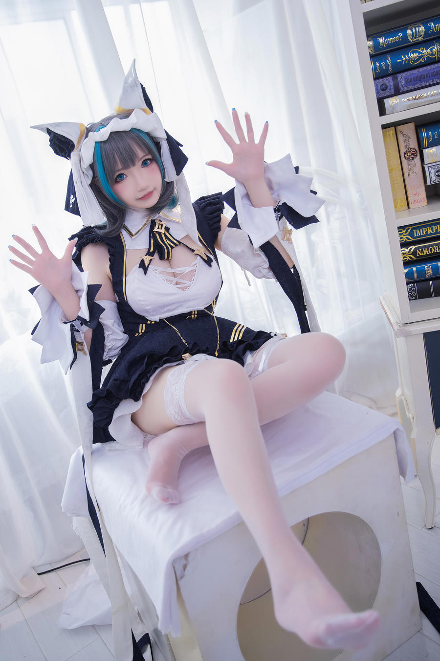 雪晴Astra碧蓝航线柴郡cos图片[Azure Lane]插图5