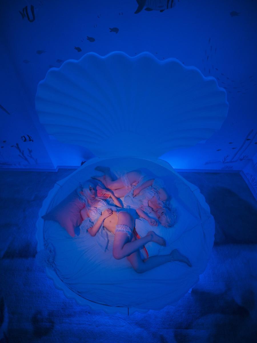 曉美媽双子姐妹天使cos图集|盘点二次元双子姐妹大集结插图5