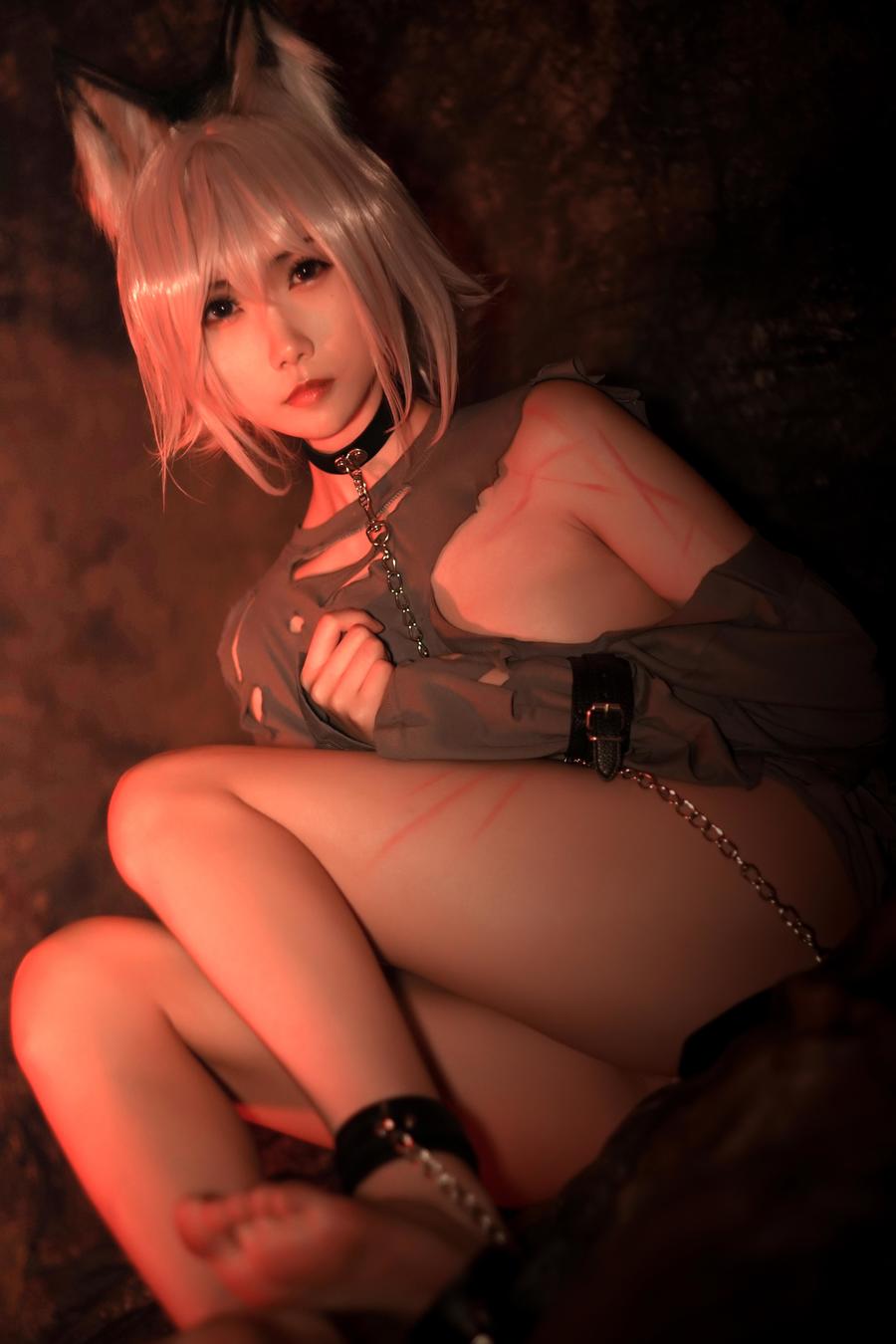 曉美媽奴隶狼小女孩cos图片包|巴媽媽小魔嫣狼化变身插图4