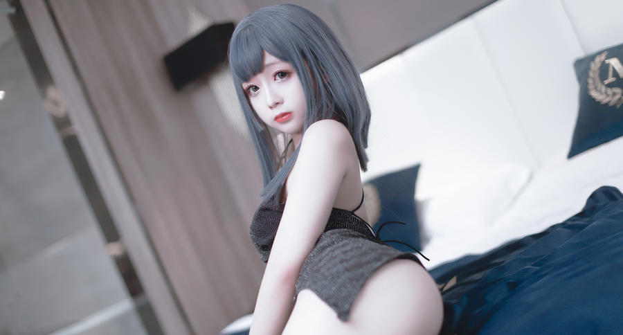 日奈娇黑色礼服写真套图|你这双鞋子真的配吗？插图3