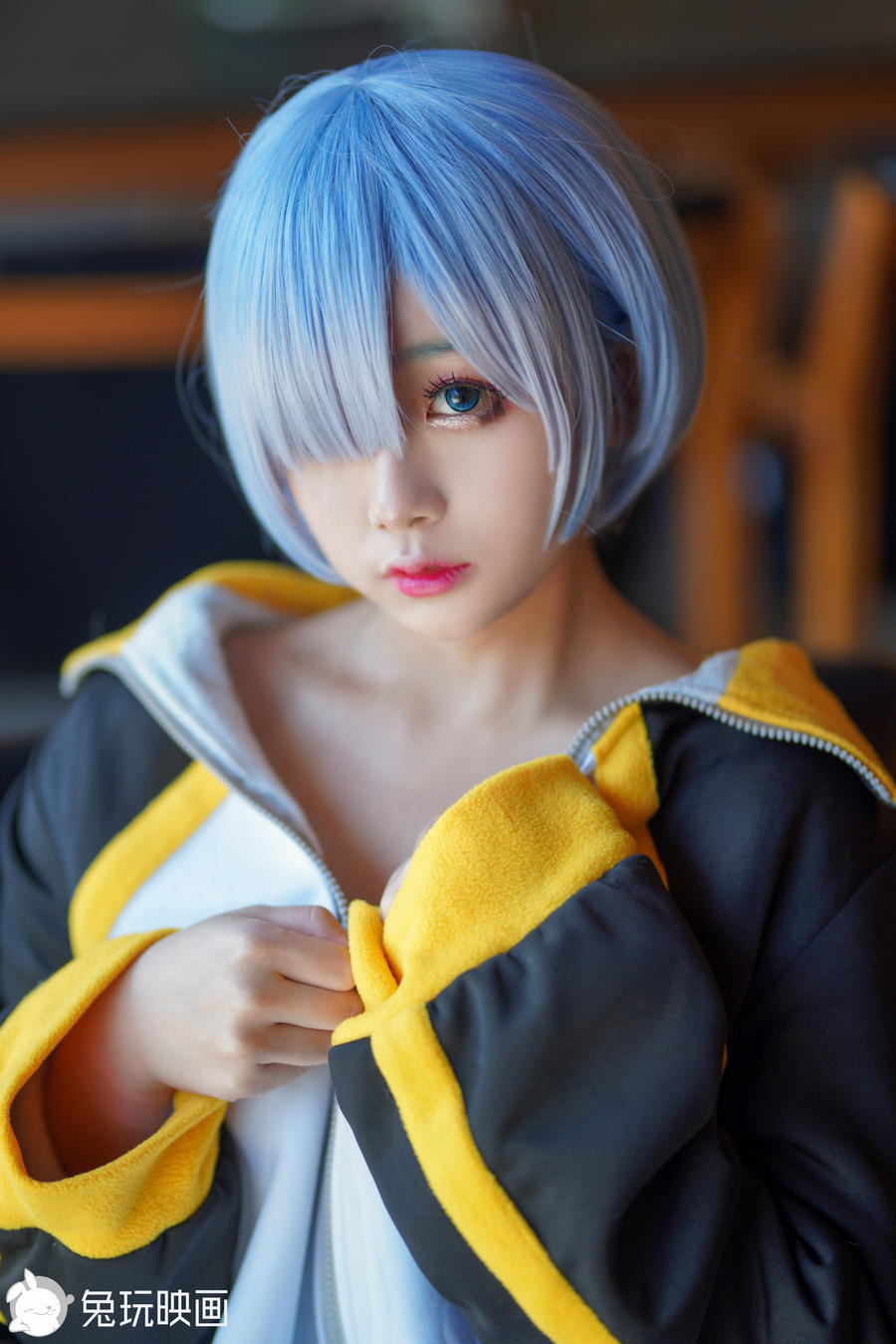 日奈娇蕾姆运动服cos写真图集|又双叒叕是cos蕾姆插图5