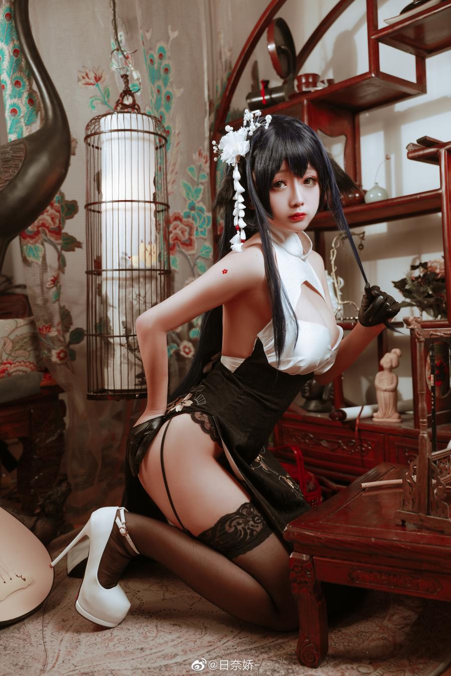 日奈娇cos碧蓝航线吾妻旗袍写真套图[椎名莜旗袍合集]插图5