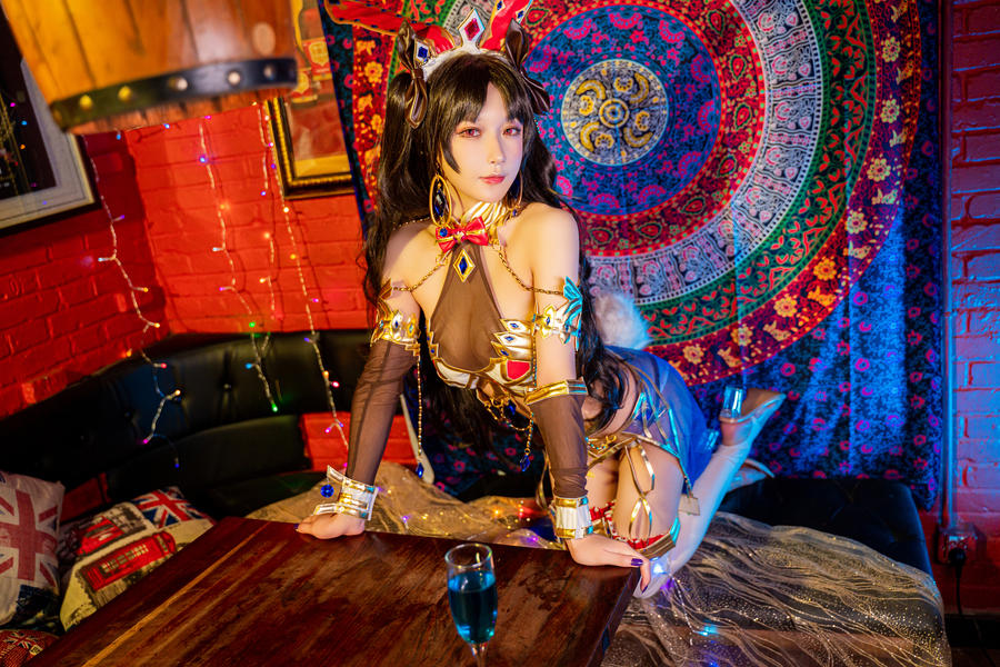 阿包也是兔娘弓凛兔女郎cos美图[FGO伊什塔尔cosplay]插图3