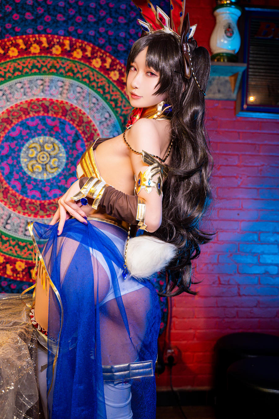 阿包也是兔娘弓凛兔女郎cos美图[FGO伊什塔尔cosplay]插图4
