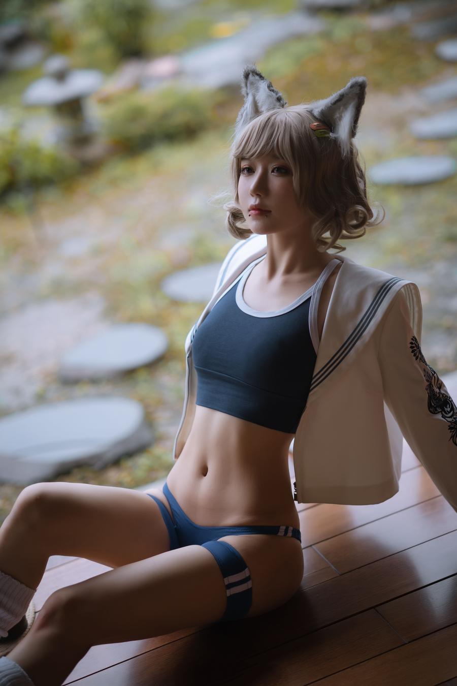 阿包也是兔娘白枪呆睡衣cos图包[Fatecosplay]插图4