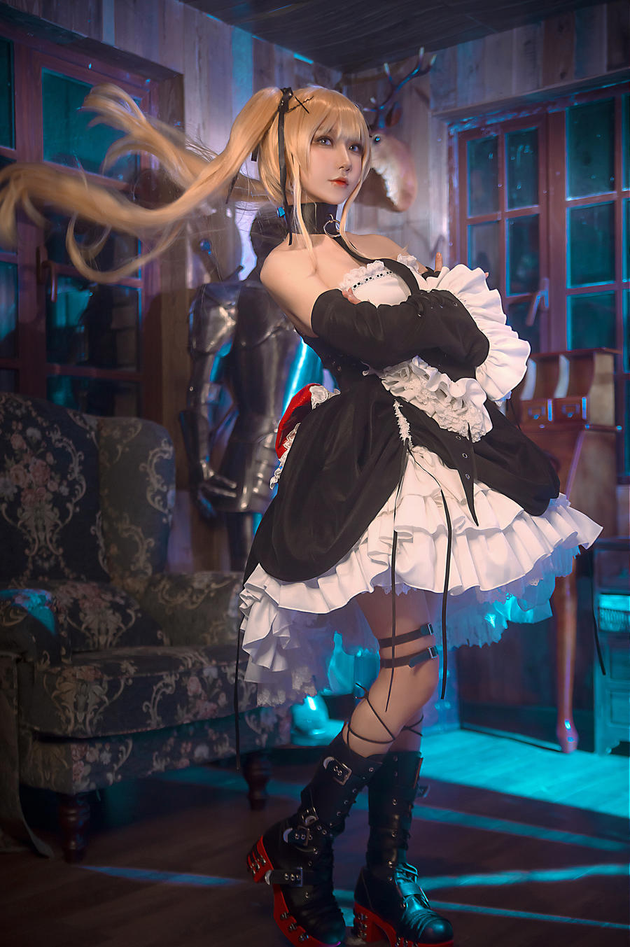 阿包也是兔娘玛丽萝丝cos图集[死或生cosplay图片]插图5