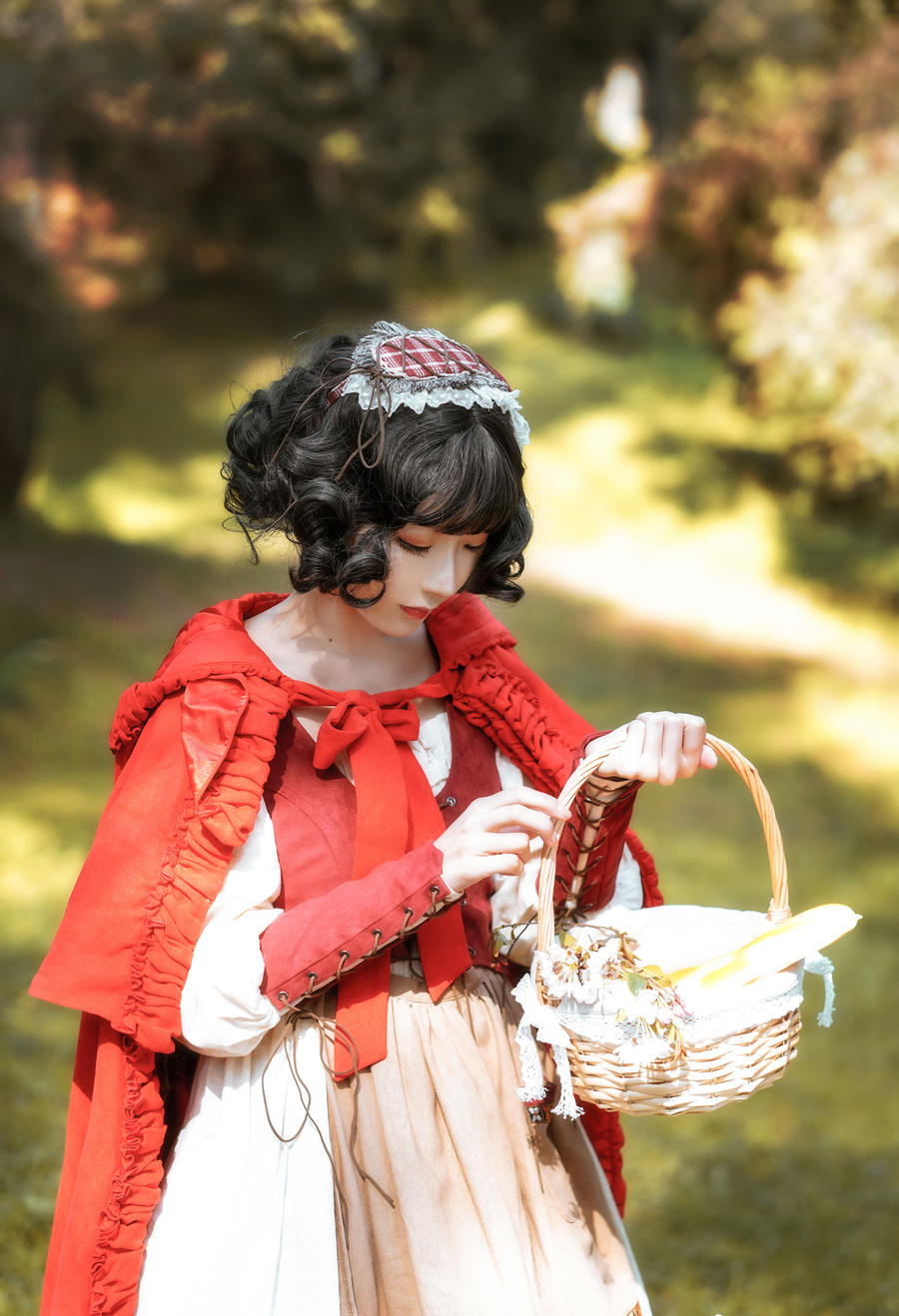 阿包也是兔娘lolita红裙2写真图包|上一套不喜欢吗？要不看看这几套插图4