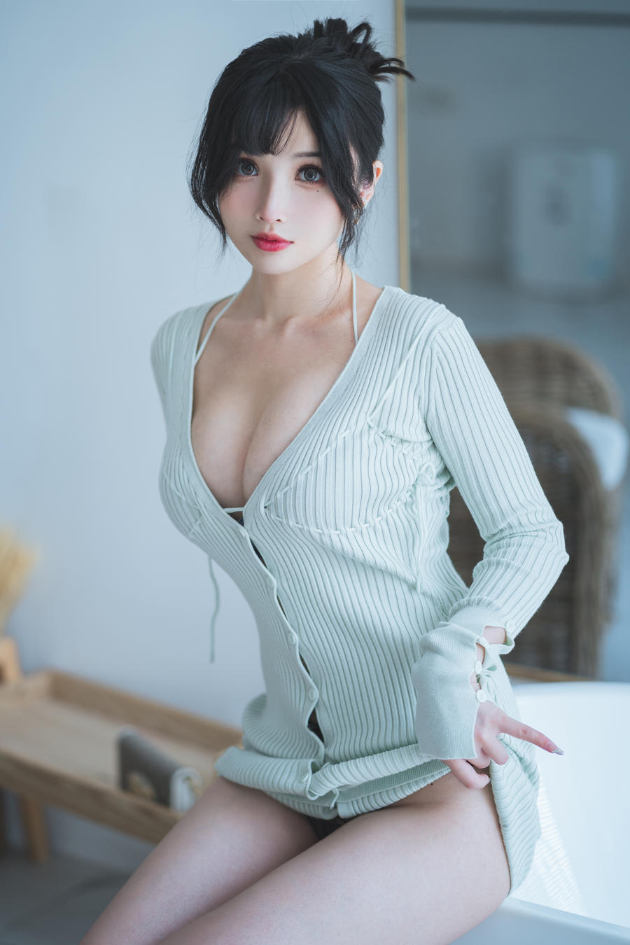 [凉凉子写真]rioko凉凉子人妻毛衣️图包完美诠释美的含义插图4