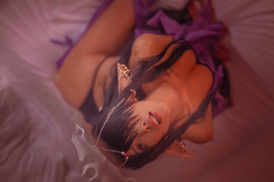 水淼Aqua黑暗精灵女王cos图片[黑兽cosplay]插图5