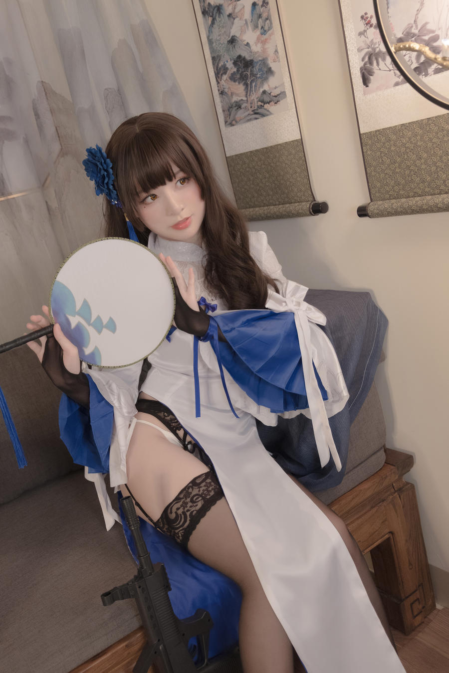 星野saori95式玉玲珑cos图包[星野saori少女前线cos]插图3
