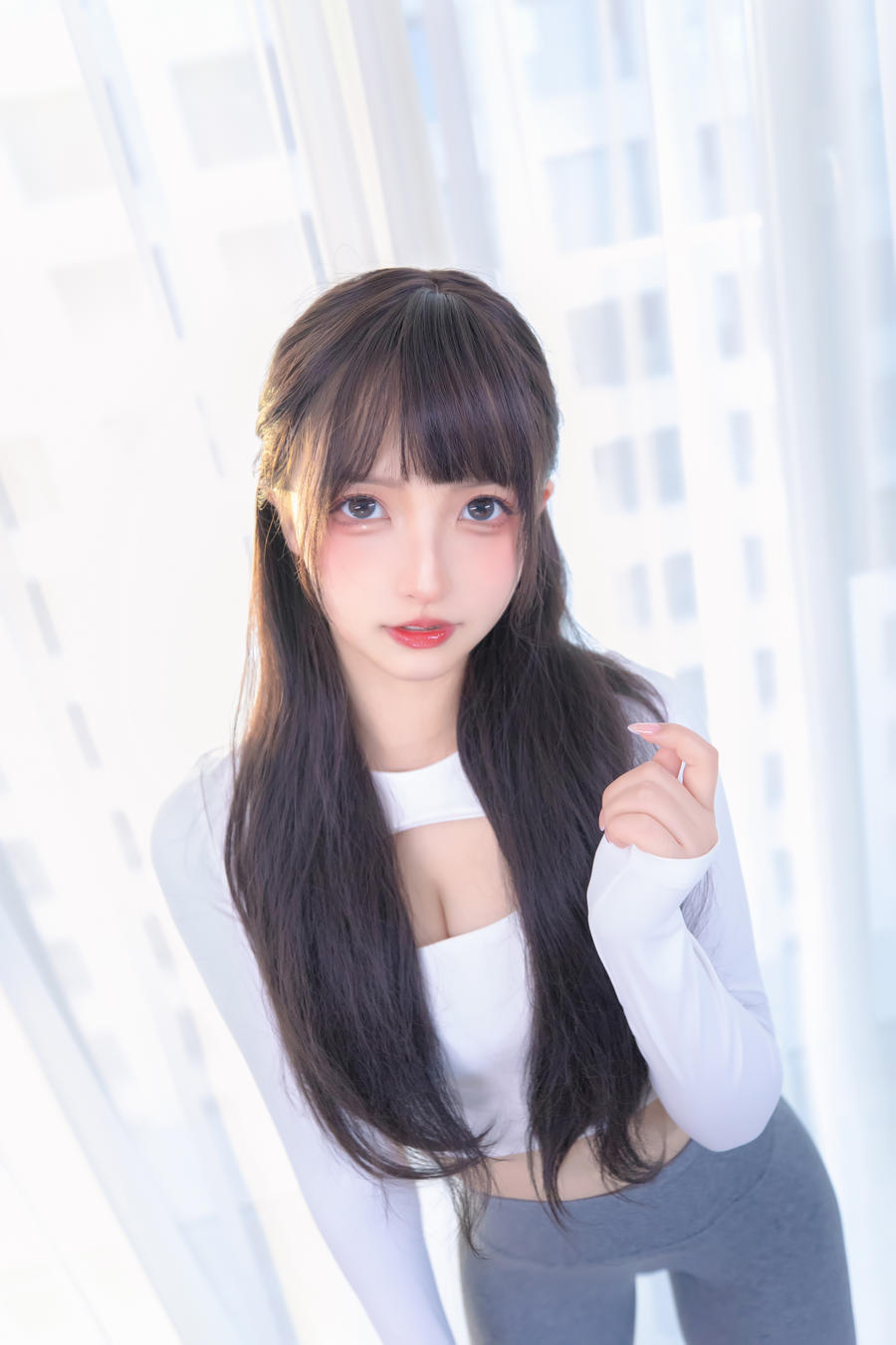 [神楽坂真冬]coser神楽坂真冬瑜伽少女写真图包插图3