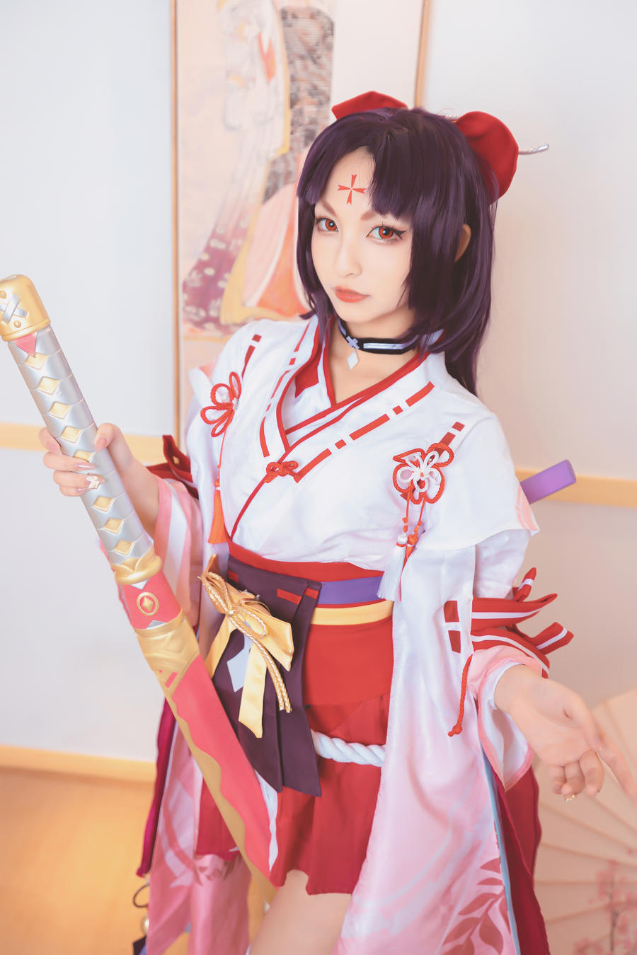神楽坂真冬陈&妖刀姬cos套图视频《刀ノ語》插图4