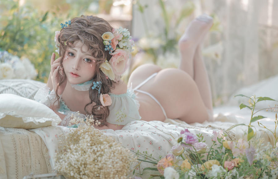 [一笑芳香沁写真]coser一笑芳香沁豌豆公主cos图集插图4