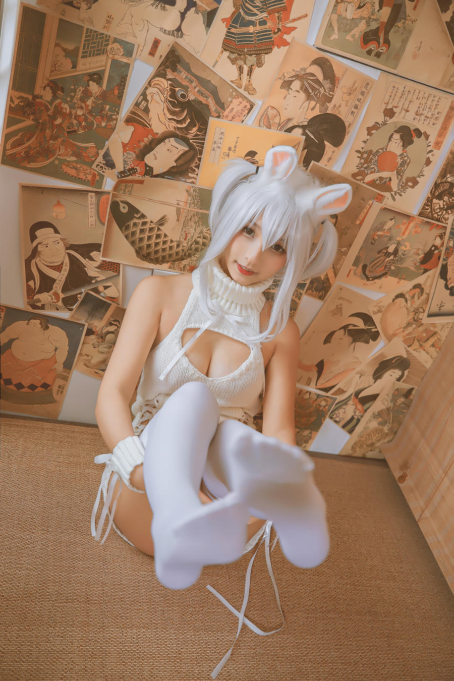 神楽坂真冬狼妹&兔娘cos图集《危険な耳cos》插图5