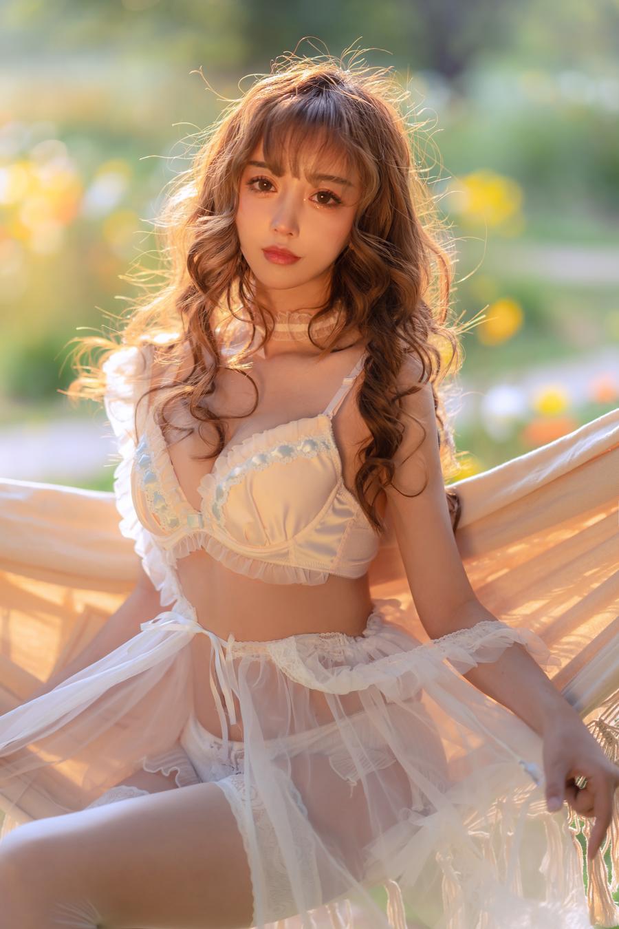 过期米线线喵吊床写真图包[过期米线夏日限定合集]插图4