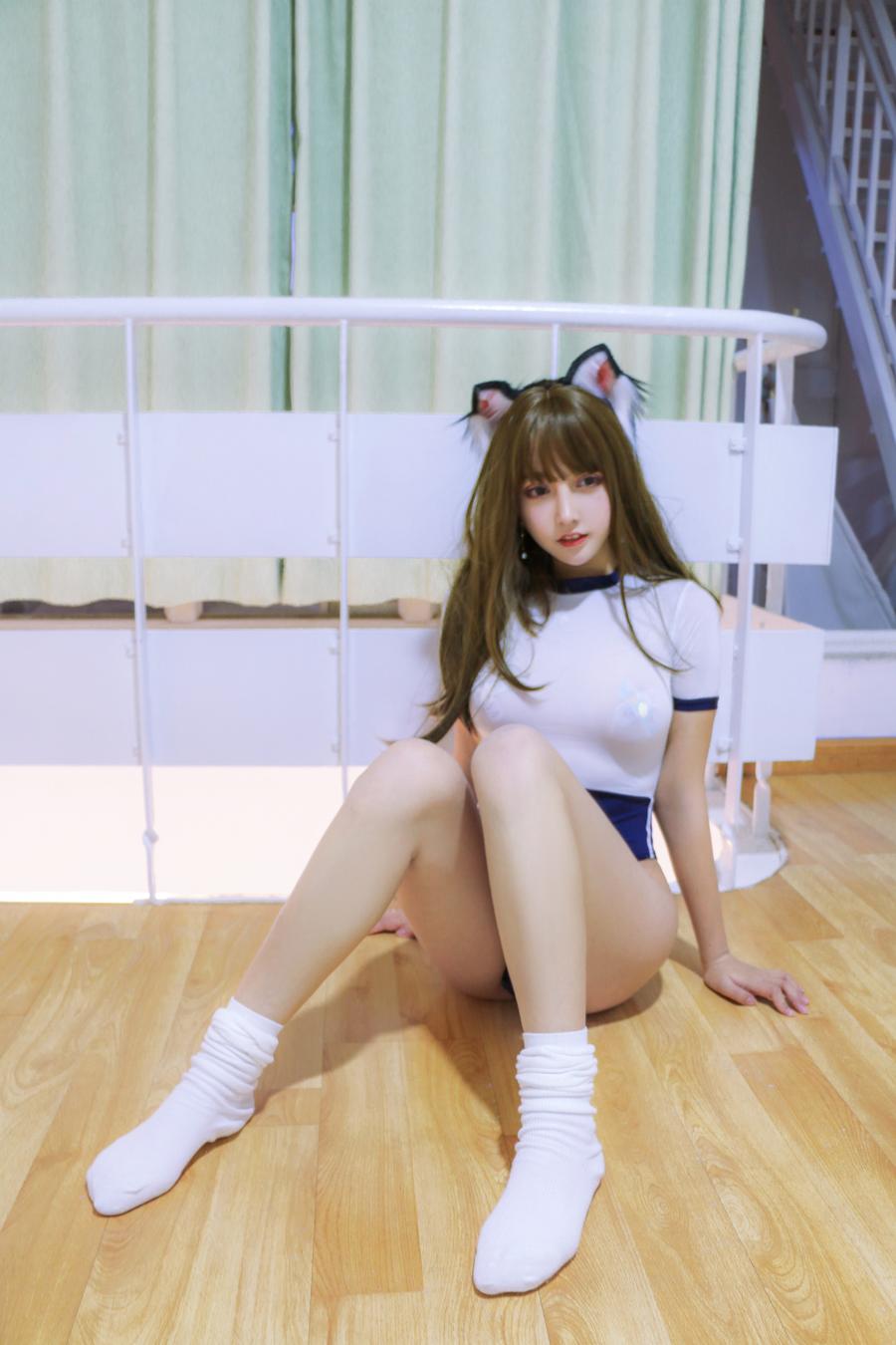 过期米线线喵体操服写真图集[过期米线图包]插图5