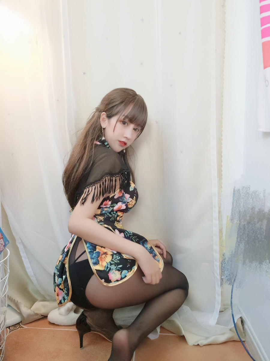 过期米线线喵披肩小洋装写真图包插图5