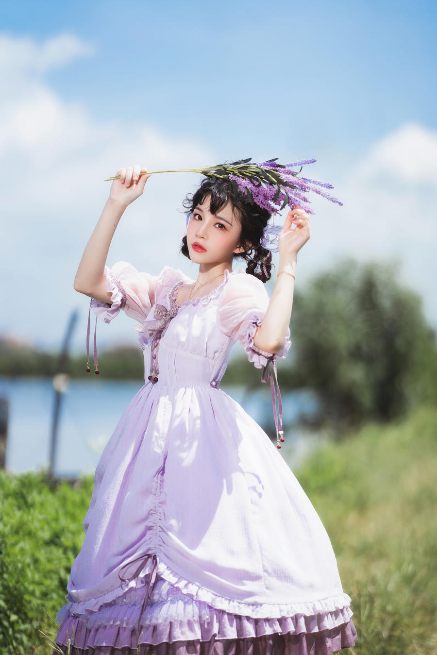 桜桃喵紫萱写真图集[桜桃喵少女图包]插图3