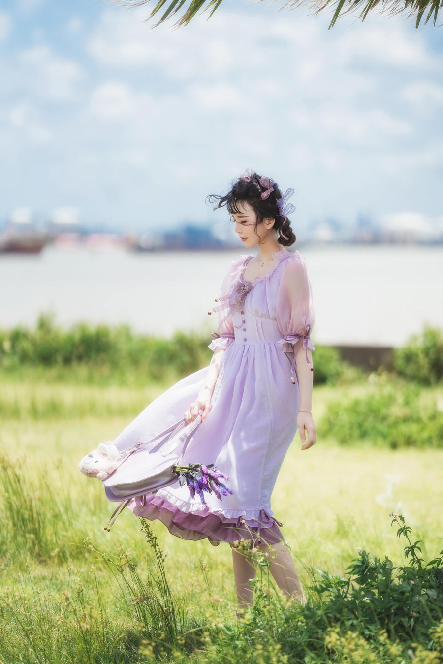 桜桃喵紫萱写真图集[桜桃喵少女图包]插图4