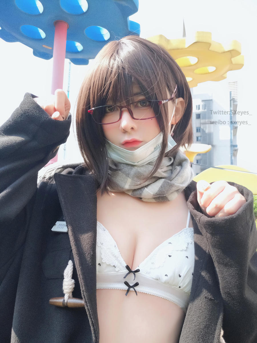 [眼酱大魔王]cosplayer眼酱大魔王室外jk写真套图图片插图4