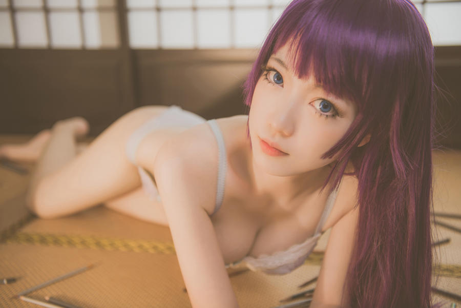 [妖少]coser妖少战场原黑仪cosplay图片图库[物语系列]插图5