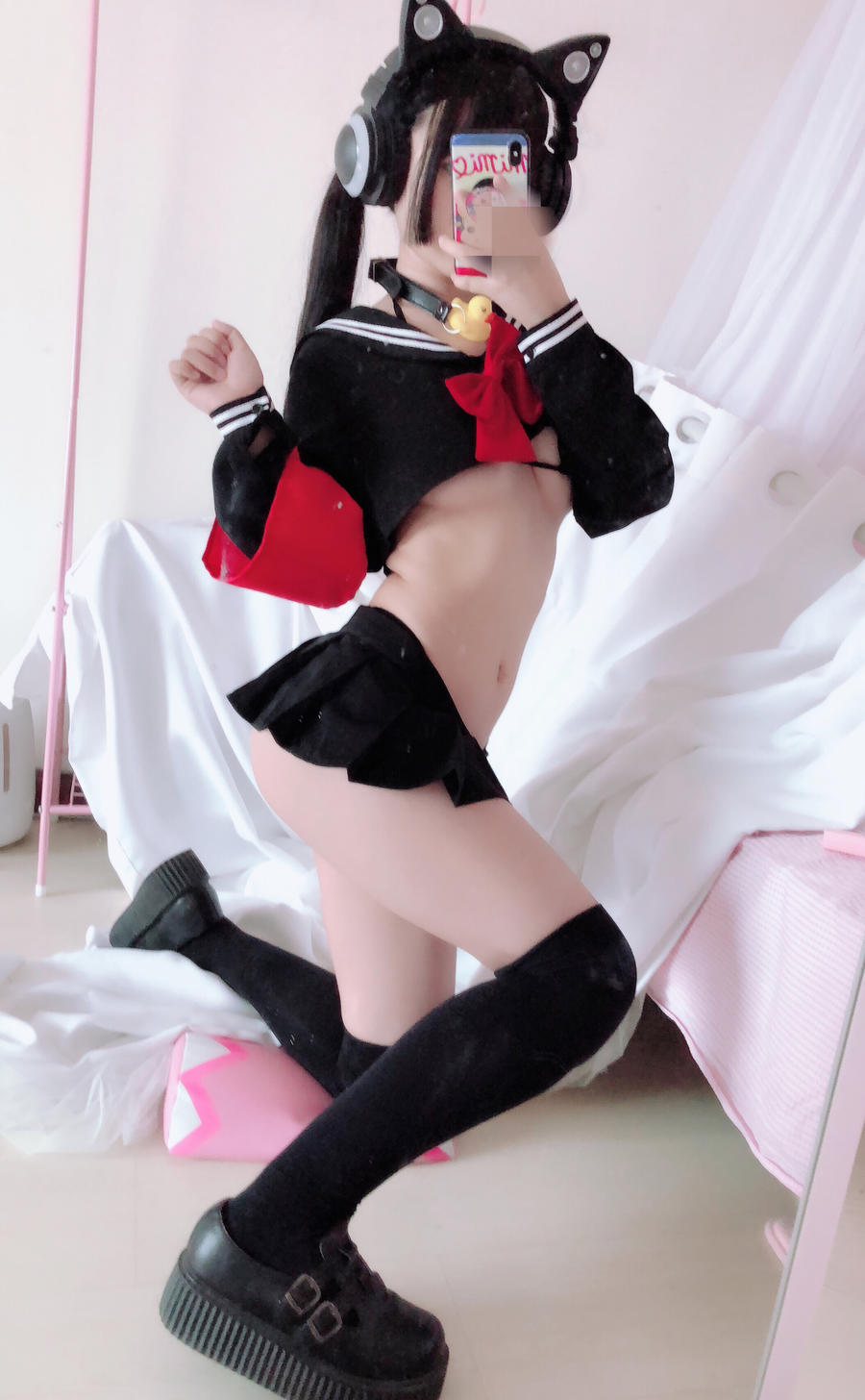 [桜井宁宁]cosplayer桜井宁宁半乳制服概念写真图片 照片 图包 图集 合集插图3