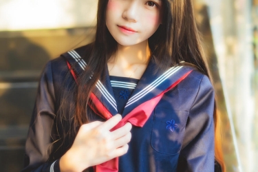 桜桃喵黑丝水手服写真图包[桜桃喵桜桃未熟2图集]插图7