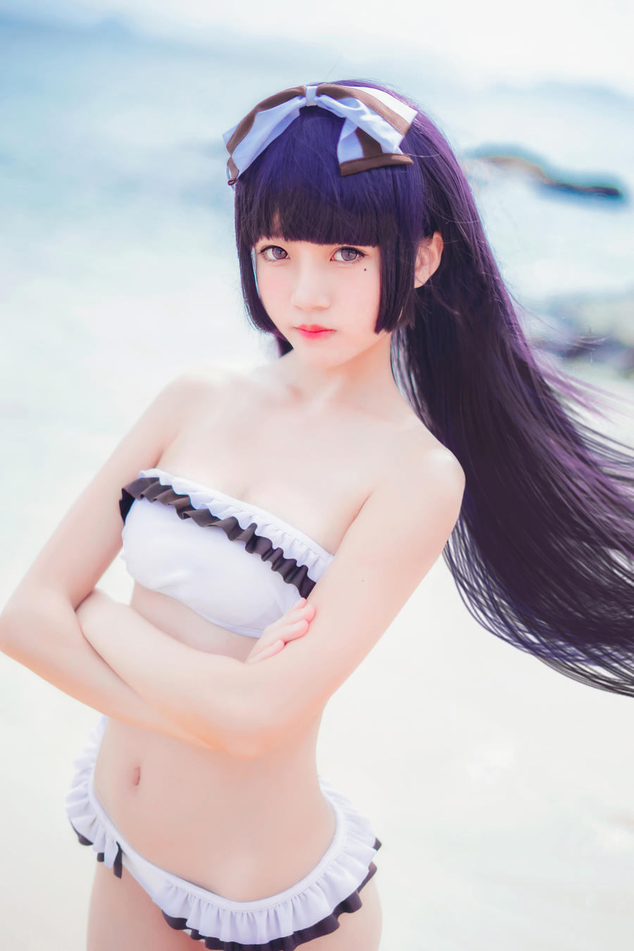 桜桃喵五更琉璃泳装cosplay套图图集[我的妹妹哪有这么可爱]插图3
