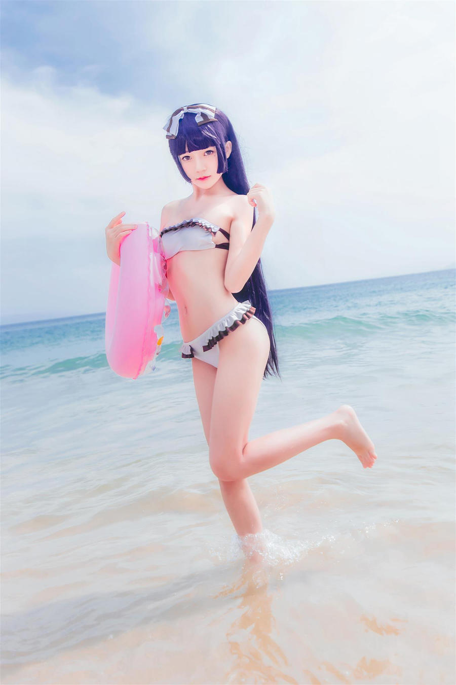 桜桃喵五更琉璃泳装cosplay套图图集[我的妹妹哪有这么可爱]插图4