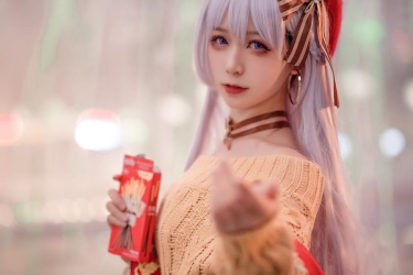 [樱落酱w图包]coser樱落酱w圣路易斯礼服cos作品集图片[碧蓝航线]插图